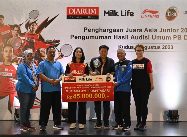 Raih Juara Tunggal Putri di Asia Junior Championships 2023, Mutiara Dapat Bonus Djarum Foundation