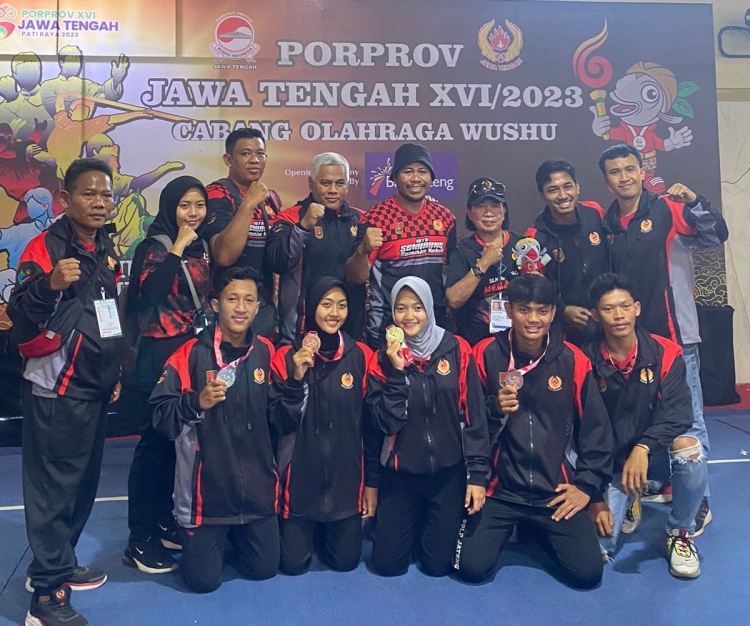 Tuntaskan Target, Wushu Kota Semarang Raih 19 Medali Porprov Jateng XVI
