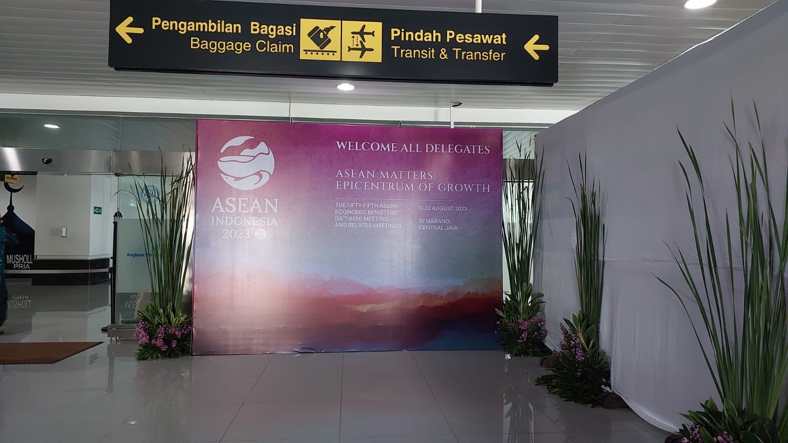 Bandara Jenderal Ahmad Yani Bersiap Sambut 55th Asean Economic Ministers’ Meeting & Related Meeting