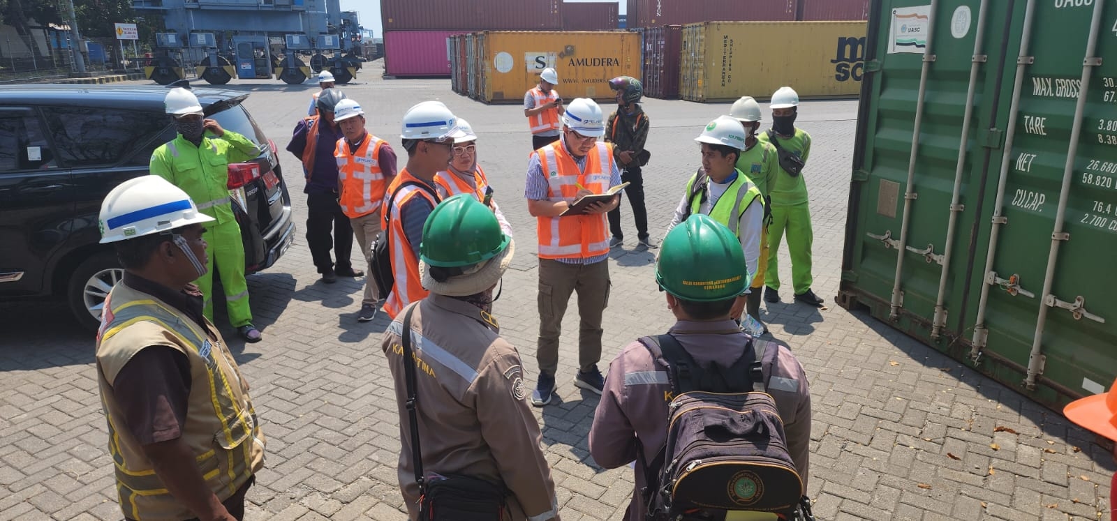 Karantina Pertanian Semarang Bersama BPK Tinjau Penerapan SSm JI-QC di Pelabuhan Tanjung Emas