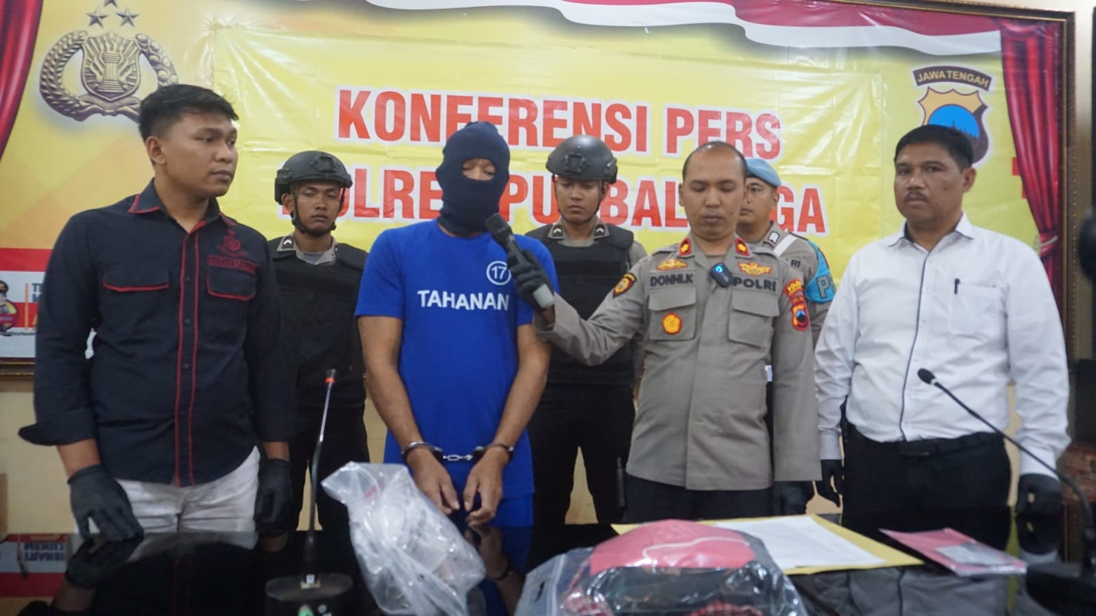 Pelaku Rudapaksa di Hutan Pinus Karangreja Diringkus Polres Purbalingga