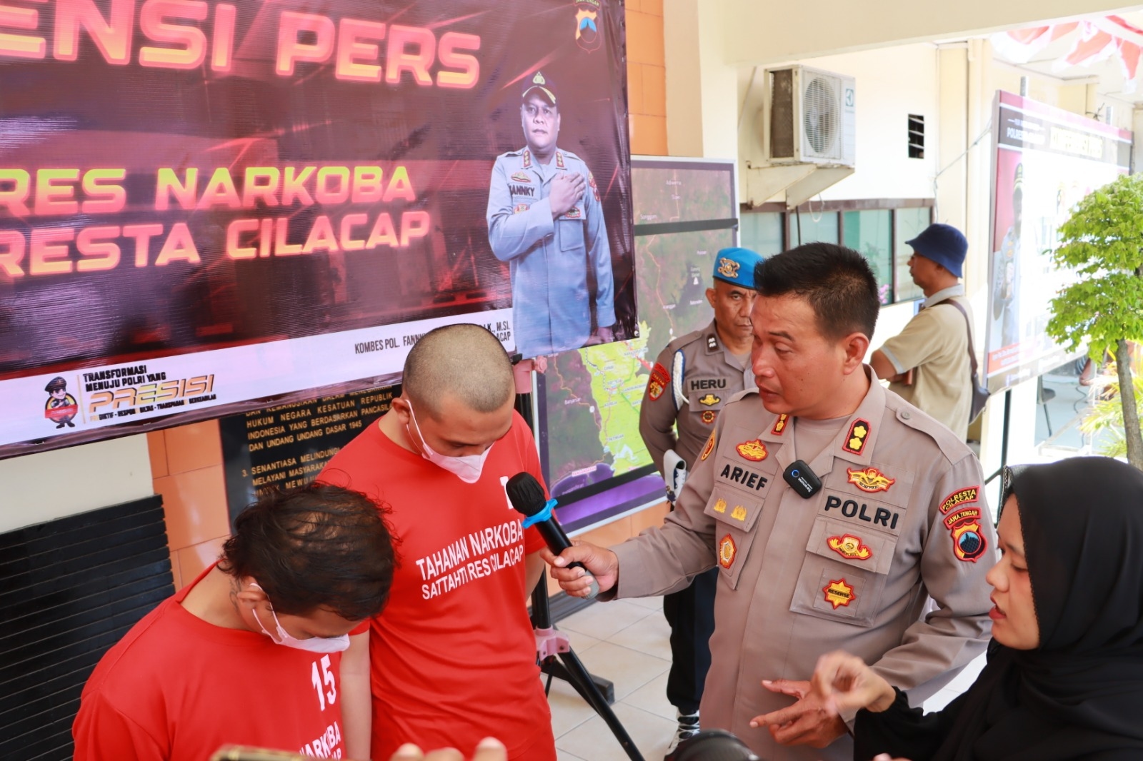 Polresta Cilacap Menangkap 2 Orang Pengedar Narkoba