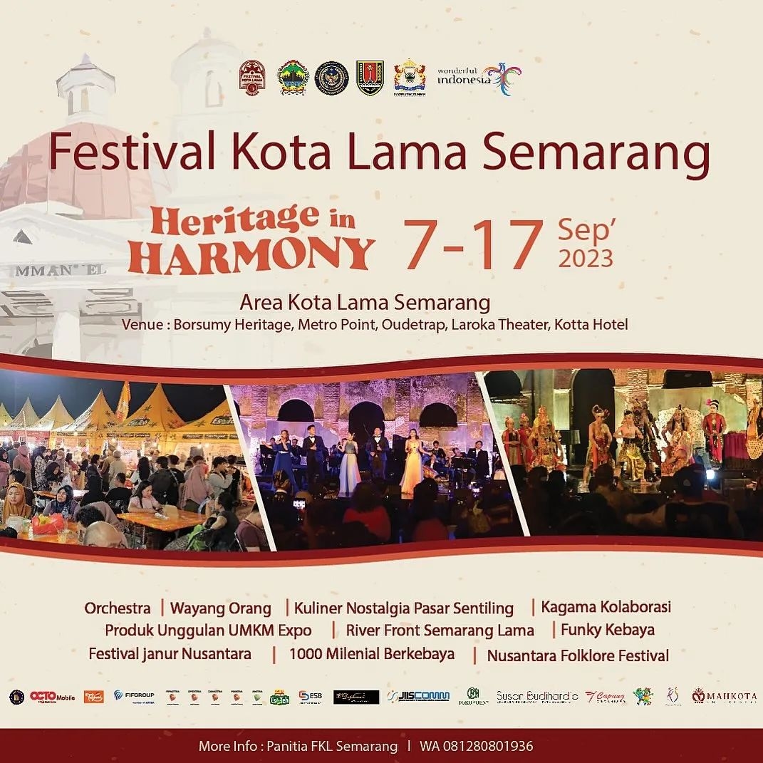 Festival Kota Lama Semarang Hadir Kembali dengan Banyak Event Unggulan