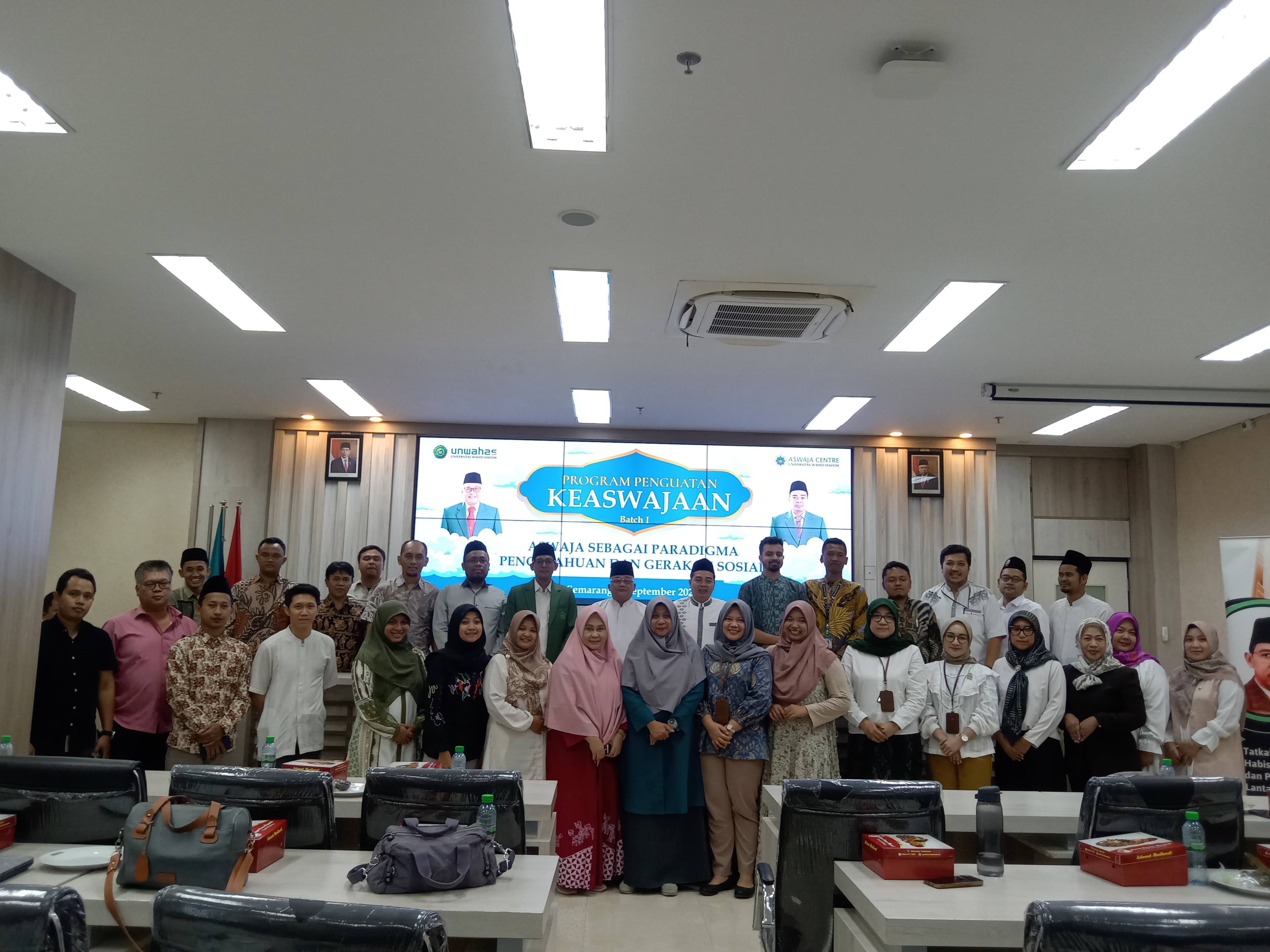 Melalui Aswaja Center, Unwahas Lakukan Penguatan Ideologi Aswaja Angkatan Pertama