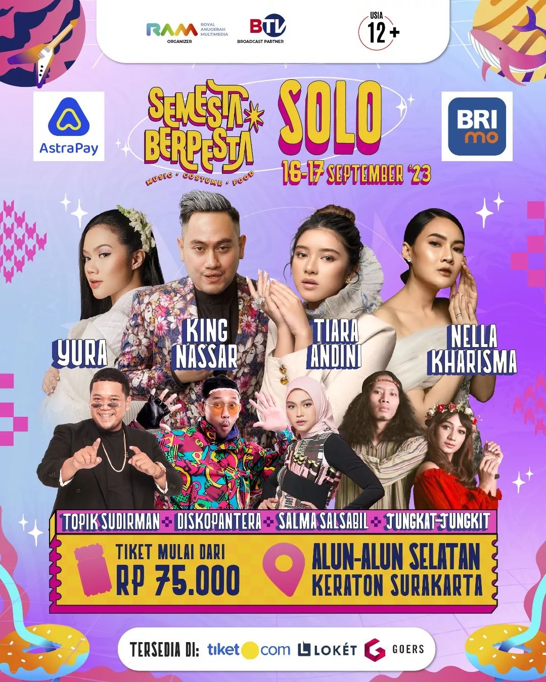 Event Semesta Berpesta Siap Menghibur Warga Solo, Catat Tanggal dan Amankan Tiketnya