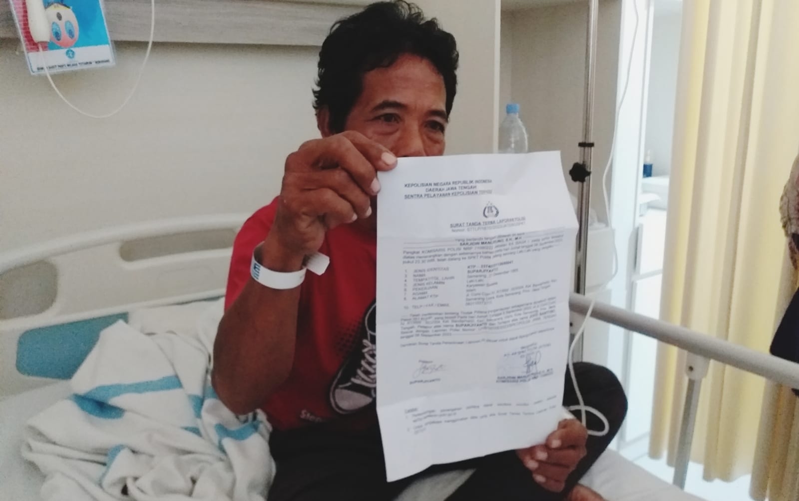 Ketua Partai Gerindra Kota Semarang, Joko Santoso Bantah Pukul Relawan PDIP