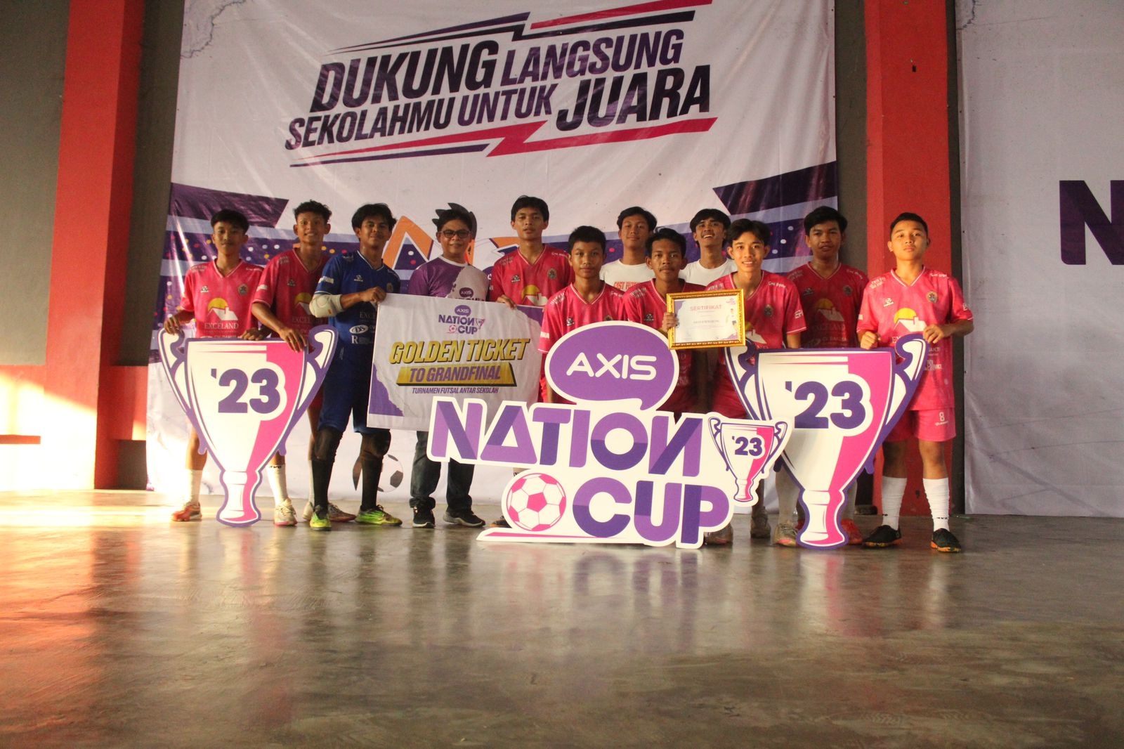 Sisihkan 240 Sekolah, SMAN 11 Semarang Raih Tiket Grand Final Turnamen Futsal Pelajar AXIS Nation Cup 2023