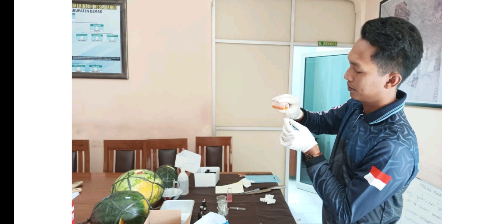 Dinas Pertanian Demak Lakukan Pengujian Pangan Segar Asal Tumbuhan (PSAT)