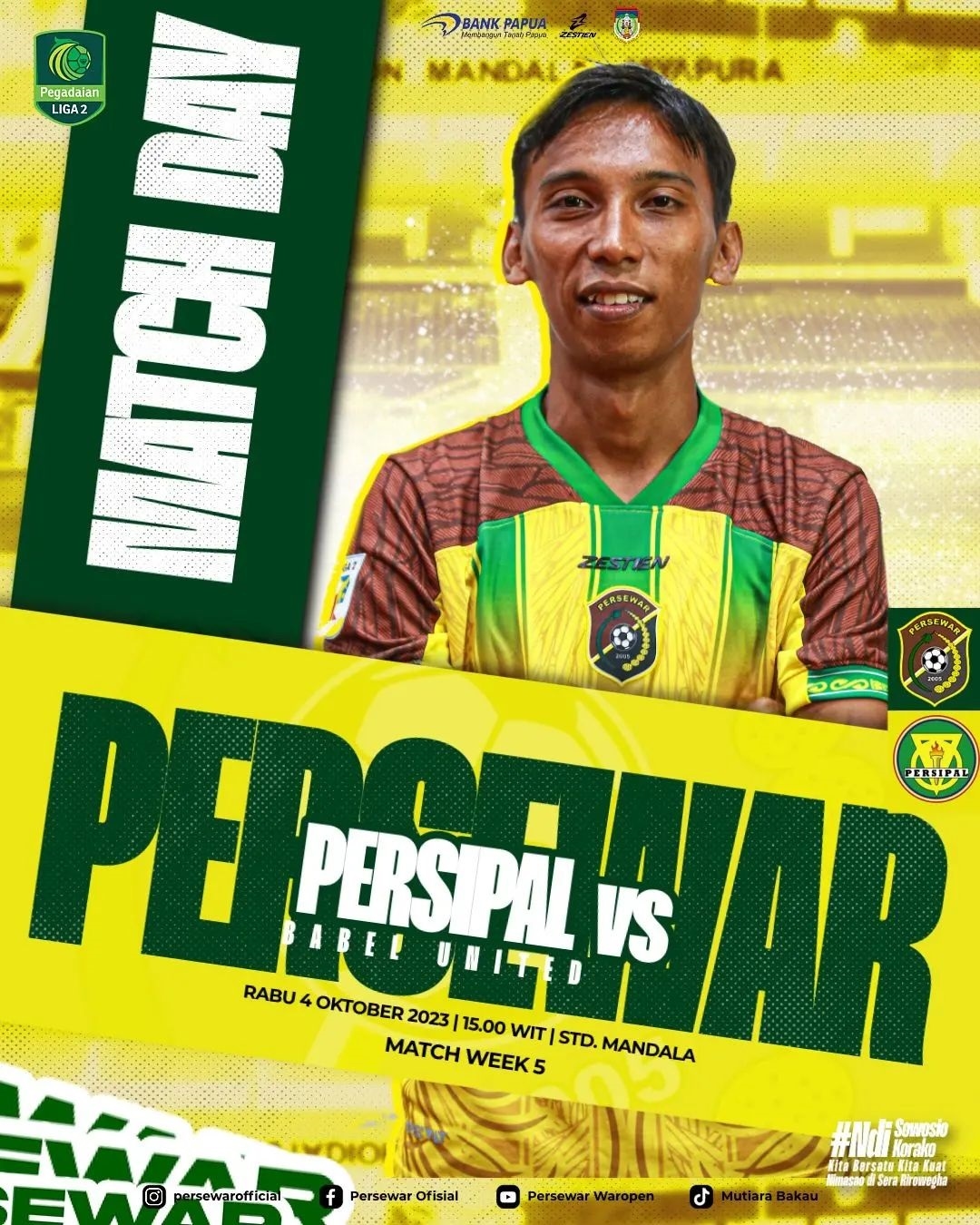 HASIL AKHIR FULL TIME Persewar Waropen vs Persipal BU, MENANG SIAPA? Cek Skor Babak Pertama Kedua SCORE FINAL Liga 2 Championship