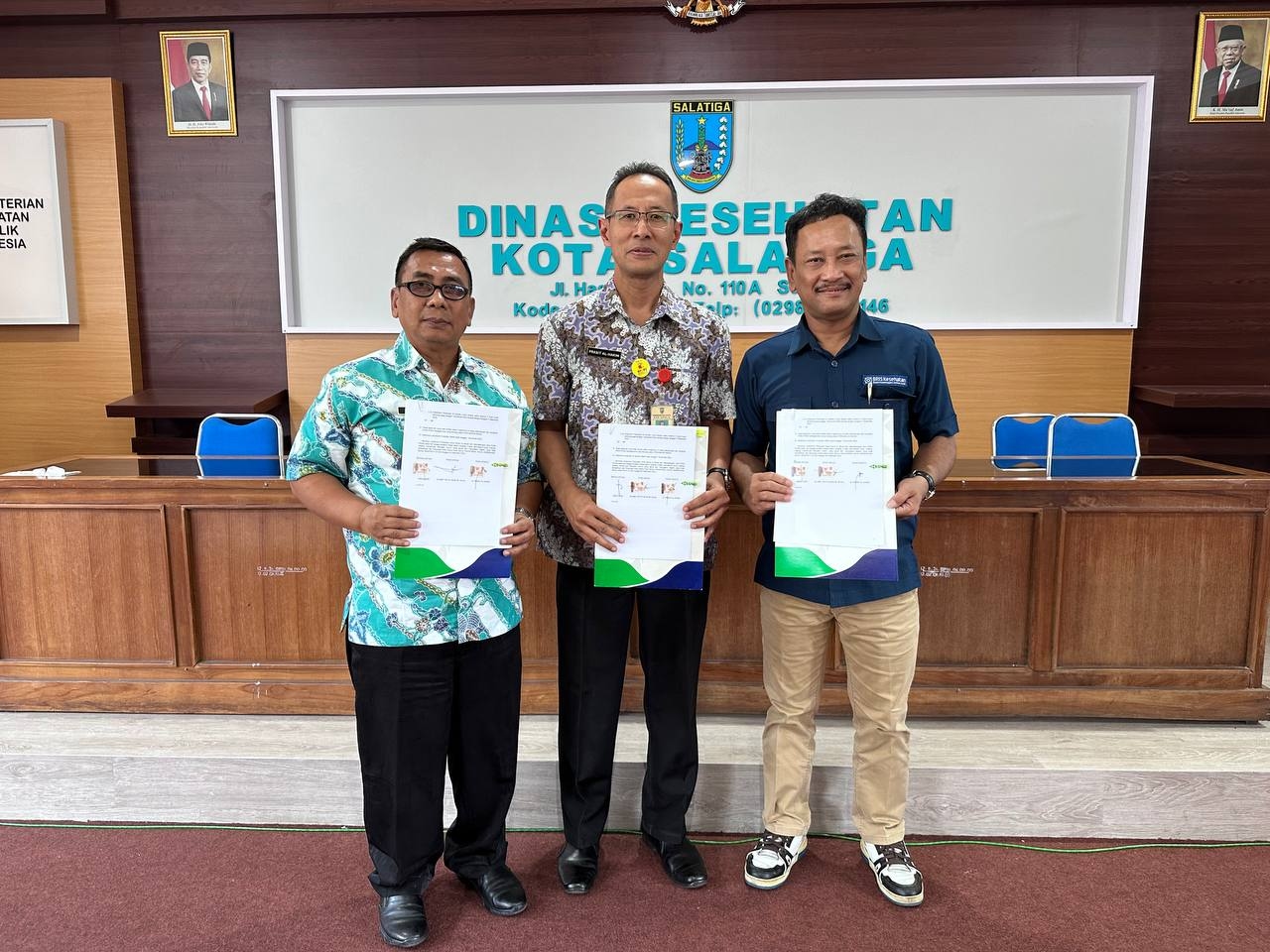 Dinas Kesehatan Kota Salatiga - BPJS Kesehatan Cabang Ungaran, Tanda Tangani Kerjasama Pembiayaan Jamkesda