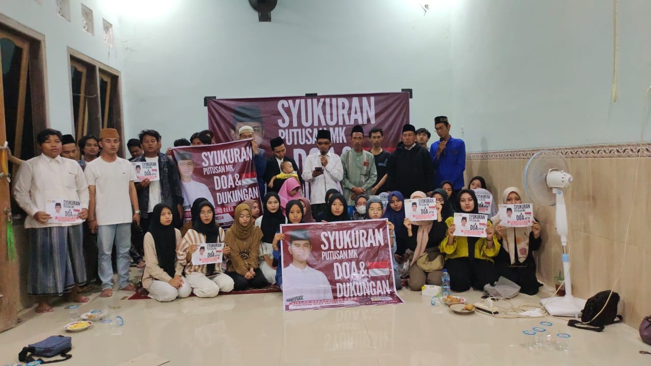 Komunitas Gen Z Nusantara Gelar Syukuran Untuk Putusan MK Soal Batas Usia Capres dan Cawapres