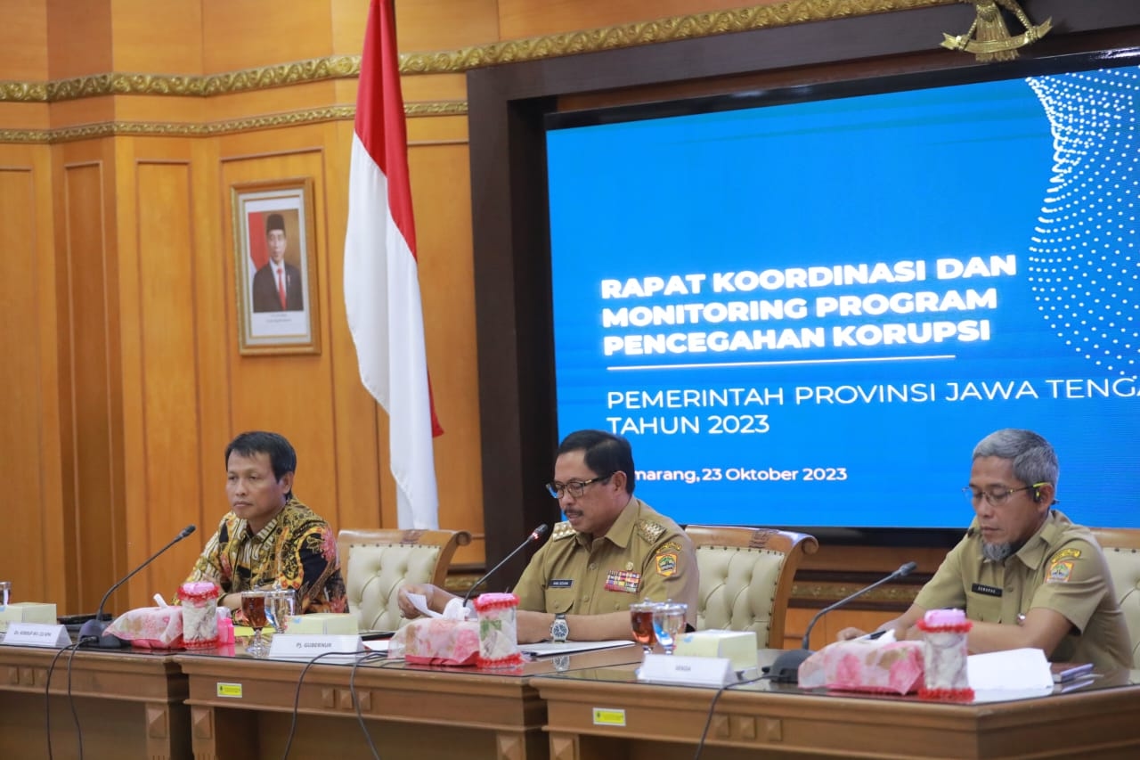 Ini Strategi Pemprov Jateng Mencegah Korupsi, Salah Satunya Perbaiki Sistem Tata Kelola Pemerintahan