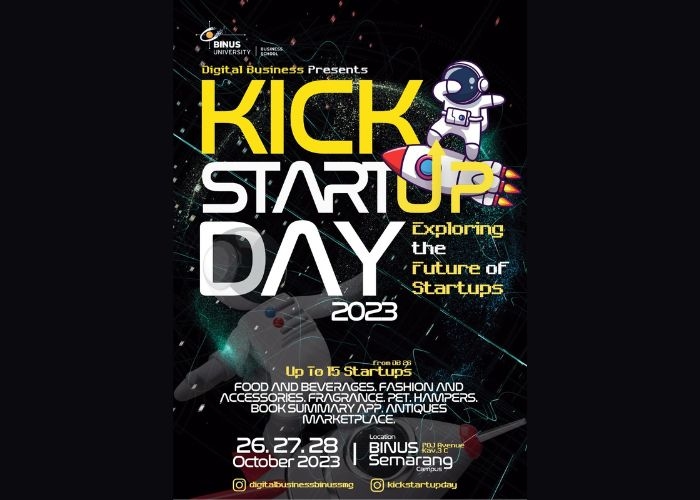 Kick Start Up Day: Momentum Gelar Karya Terbaik Rintisan Bisnis Prodi Digital Business BINUS Semarang