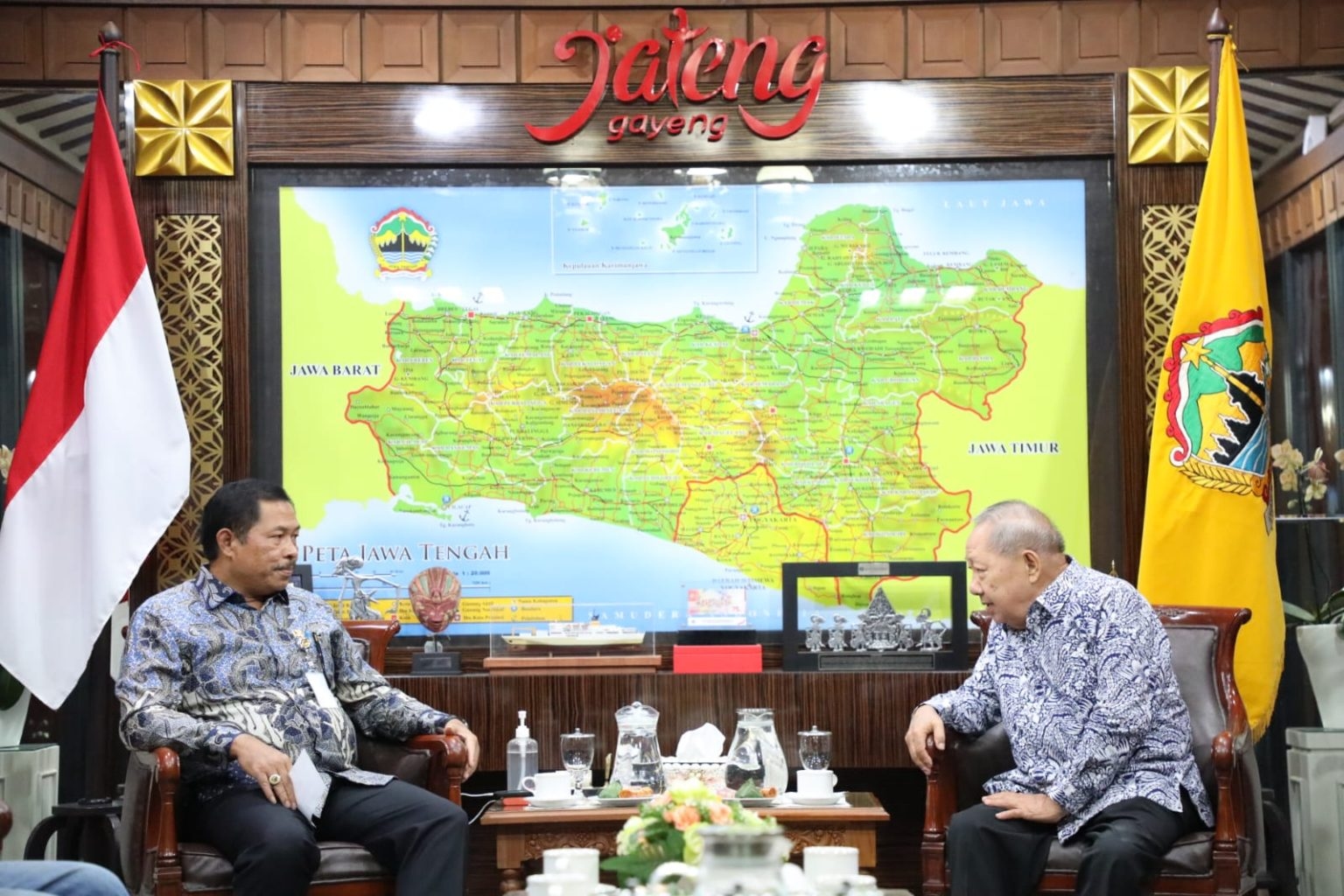Pj Gubernur Jawa Tengah Dorong Apindo Sosialisasikan Pemilu Damai