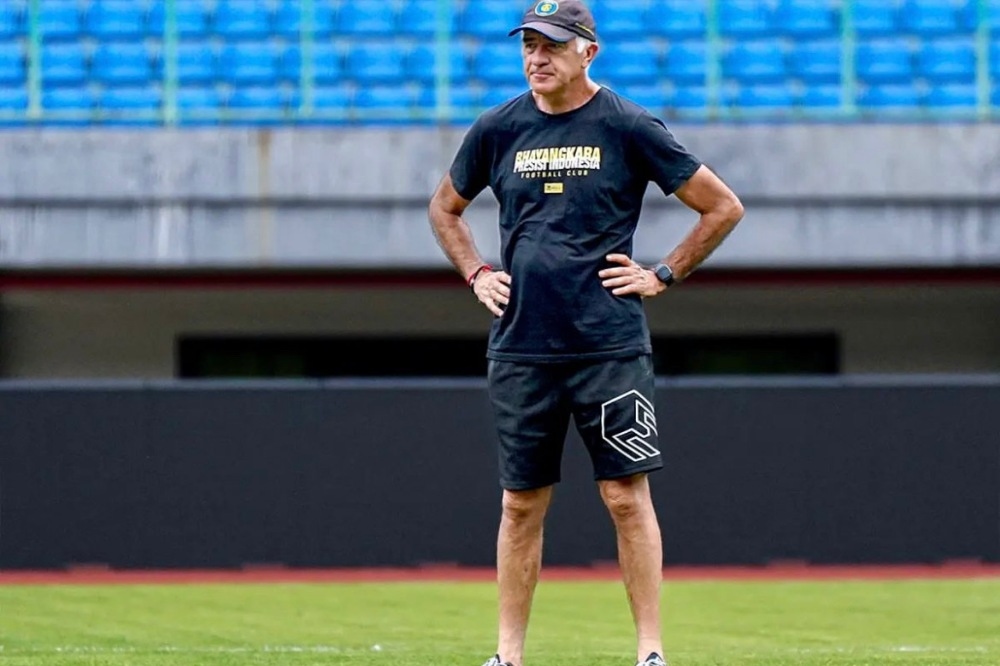 Pelatih Bhayangkara Presisi Indonesia FC, Mario Gomez, Targetkan Kemenangan atas PSIS Semarang