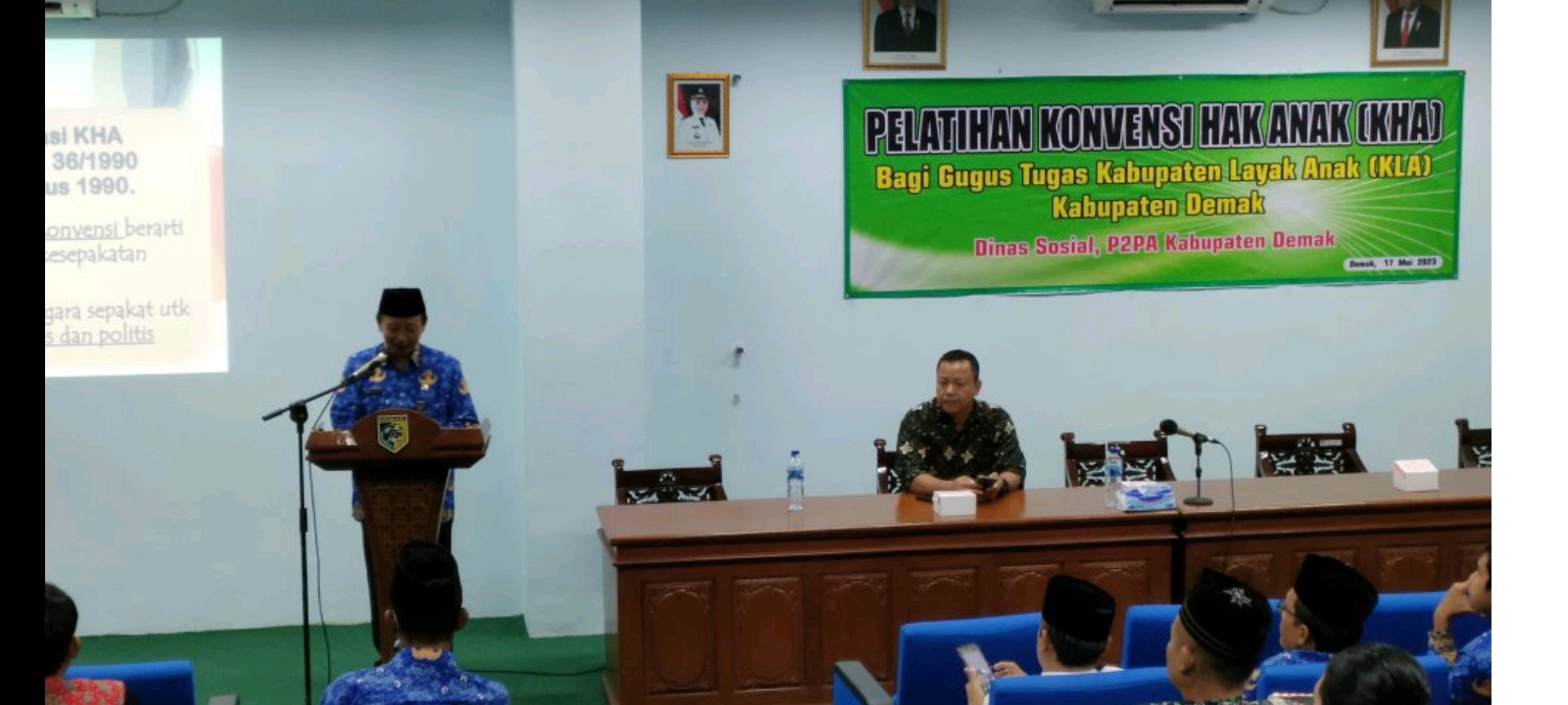 Pelatihan Konvensi Hak Anak Bagi Gugus Tugas Kabupaten Layak Anak Kabupaten Demak
