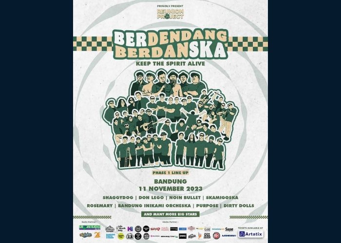 Event Reggae dan SKA Berdendang Berdanska 2023 Siap Hibur Masyarakat Bandung, Catat Tanggalnya!