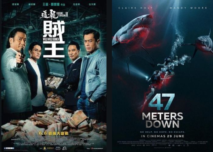Sinopsis Film Bioskop TransTV 11 November 2023, Chasing The Dragon 2: Wild Wild Bunch dan 47 Meters Down