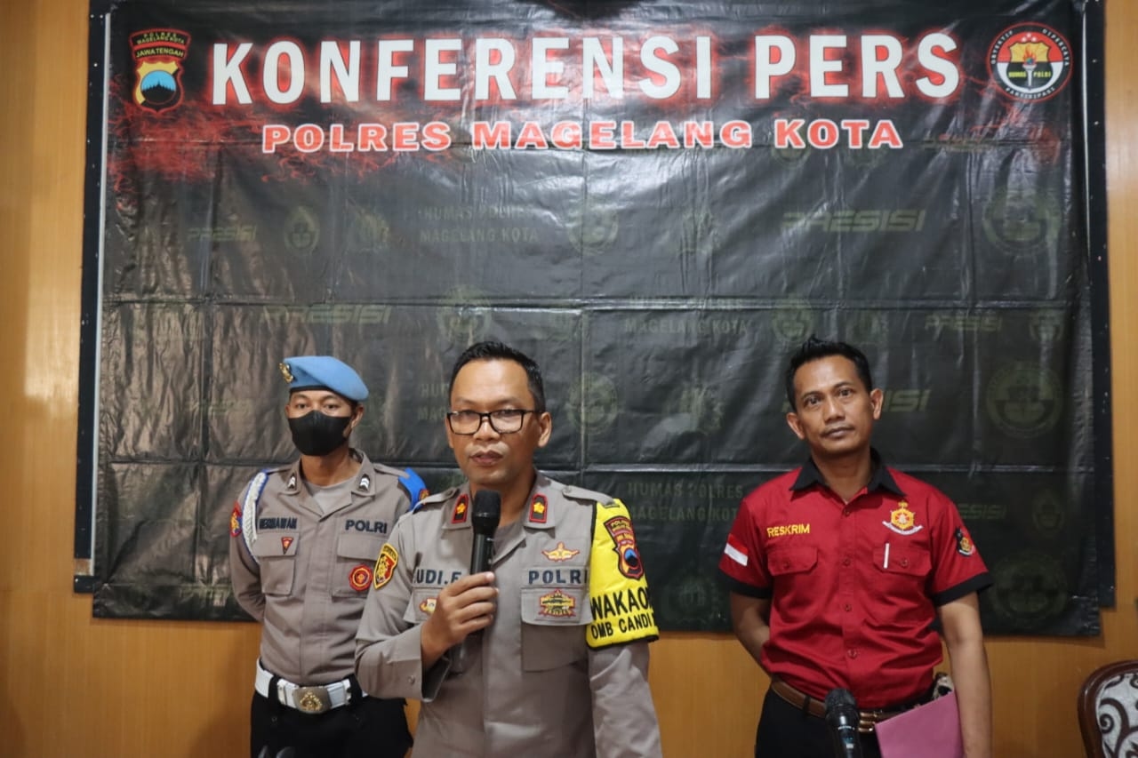 Aksi Heroik Anggota Polres Magelang Kota Saat Amankan Pelaku Penganiayaan