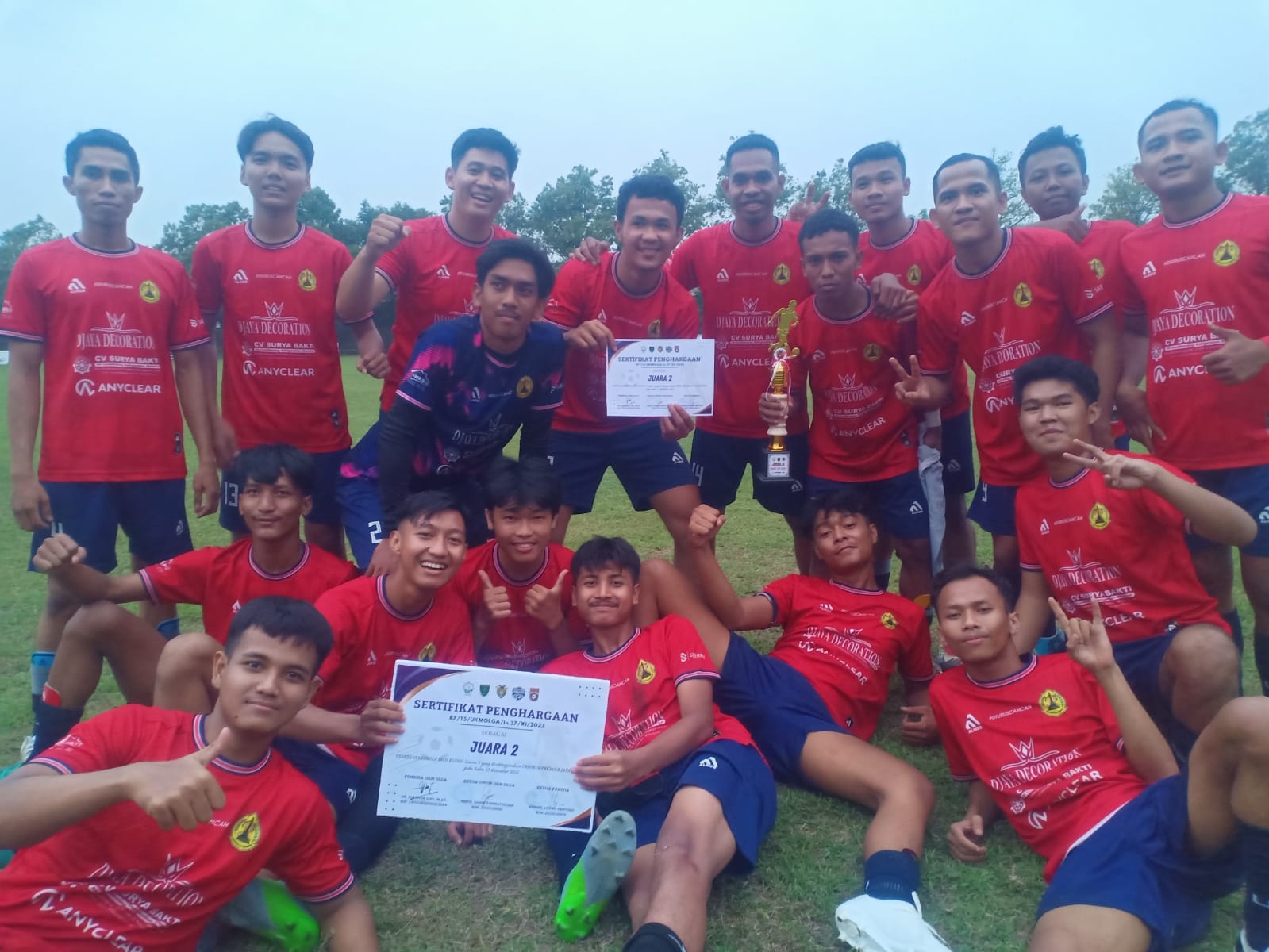 Universitas Semarang Raih Runner Up di Trofeo Sepak Bola IAIN Kudus