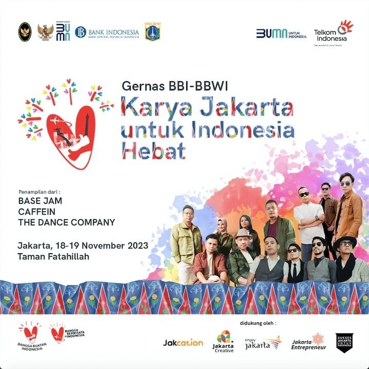 Meriahkan Produk Lokal dan Pariwisata Tanah Air, Gelar Event Jakarta Harvesting Ceremony Gernas BBI—BBWI