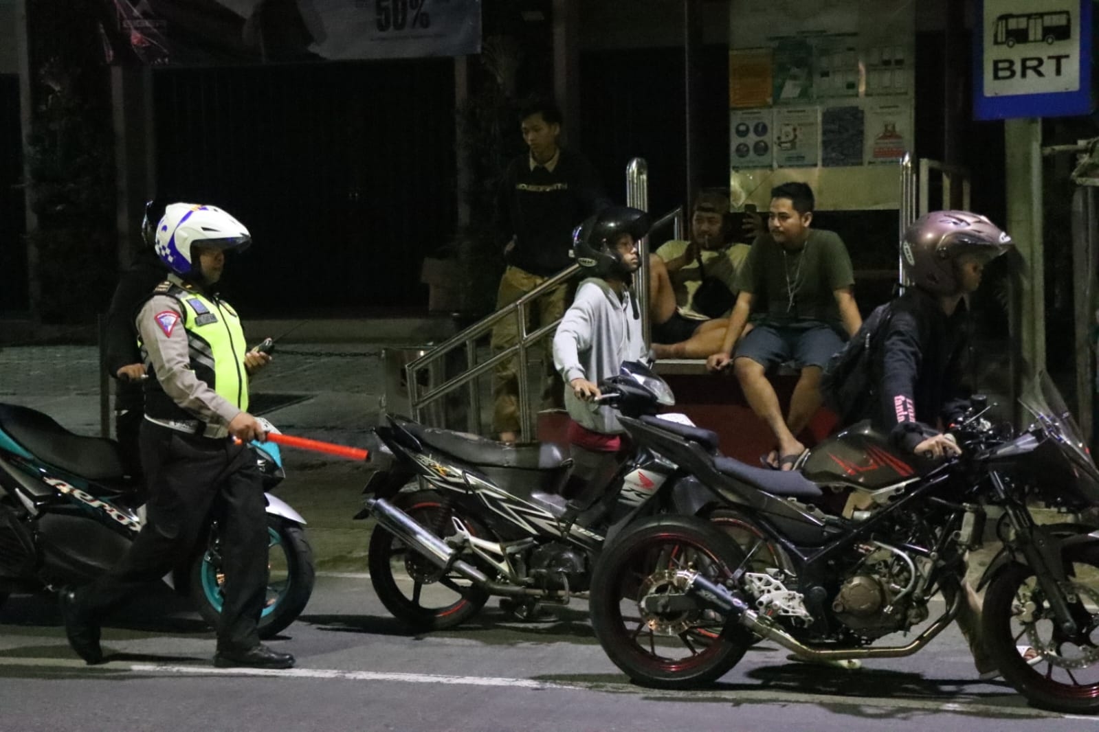 Hunting System Knalpot Brong dan Balapan Liar, Satlantas Polresta Banyumas Tindak 94 Kendaraan