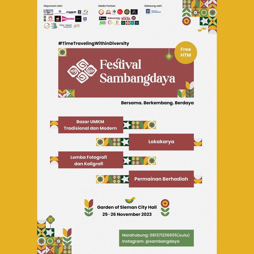Event Yogyakarta Kembali Meriah dengan Adanya Festival Sambangdaya, Akan Ada Lomba Fotografi dan Kaligrafi