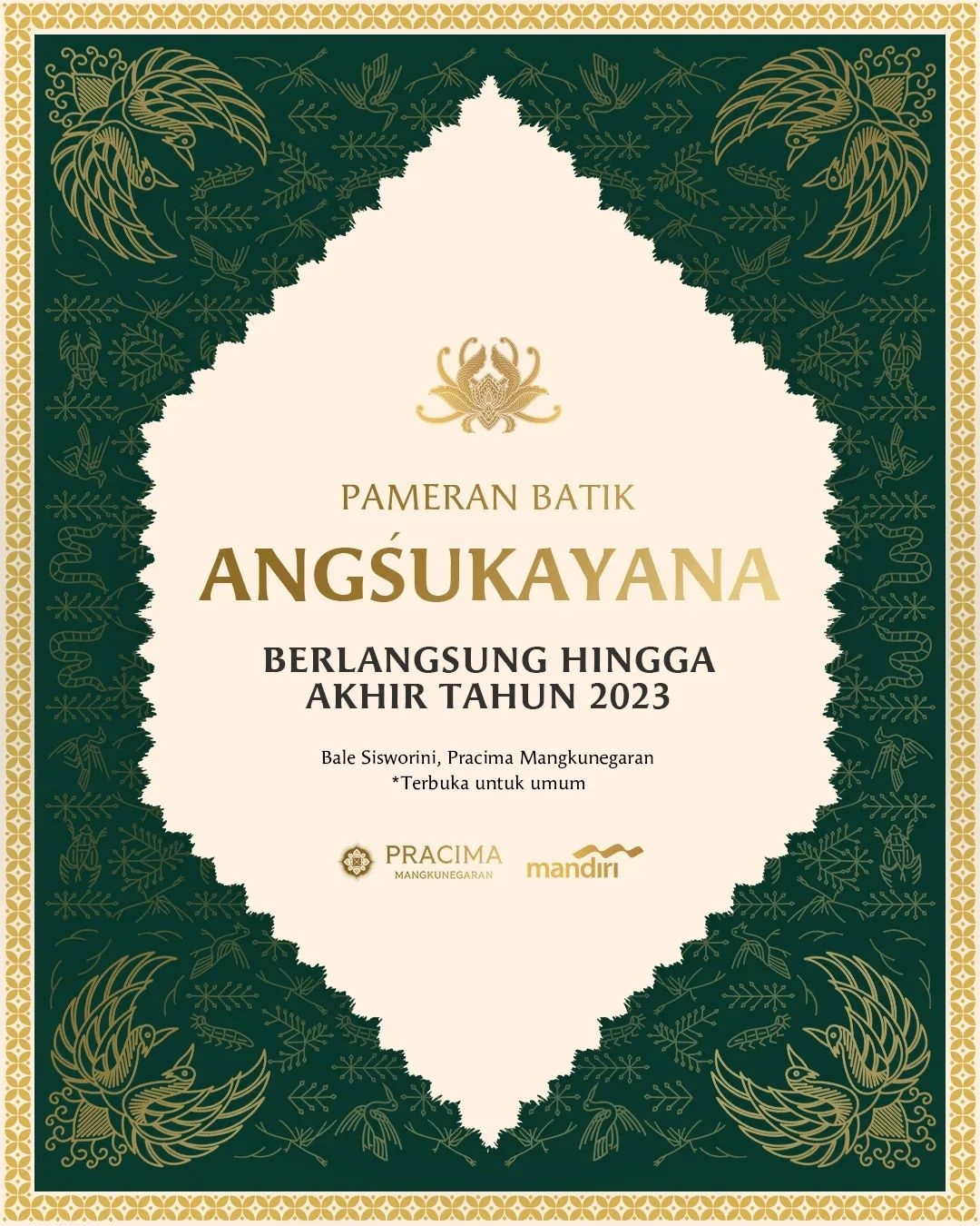 Event Pameran Batik Angsukayana: Menelusuri Kekayaan Warisan Batik Mangkunegaran