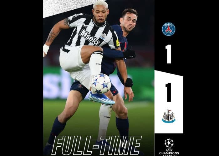 Kontroversi PSG vs Newcastle: Kontroversial Penalti dan Perbedaan Mengenai Aturan Handball di Liga Champions Maupun Premier League