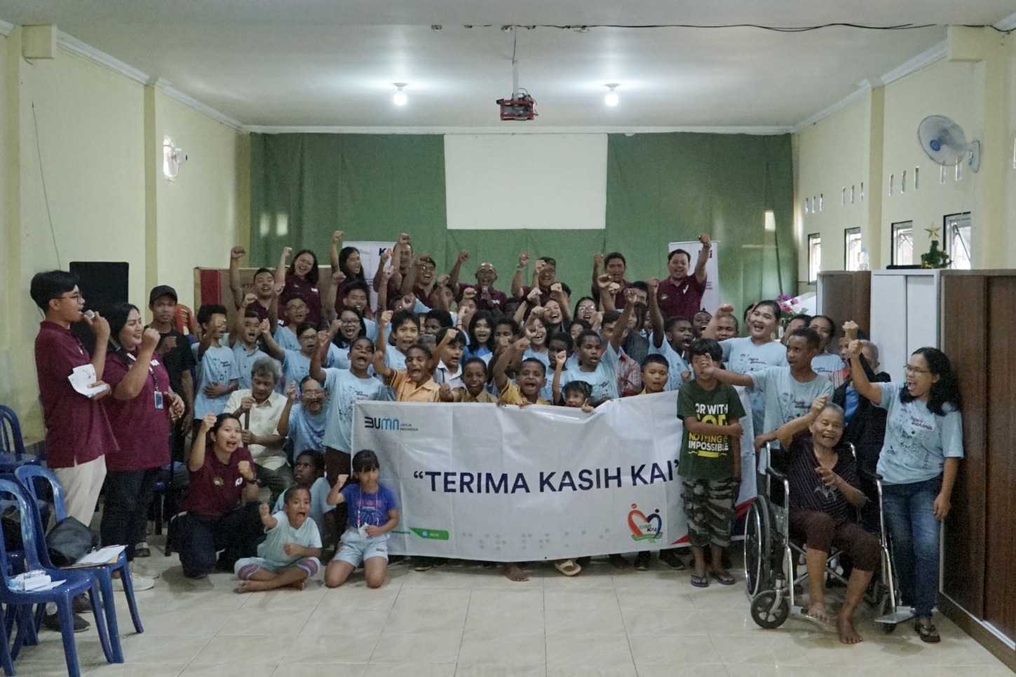Sambut Natal, KAI Daop 4 Berikan Bantuan TJSL kepada Pondok Diakonia Yayasan Sosial Harapan Bawen