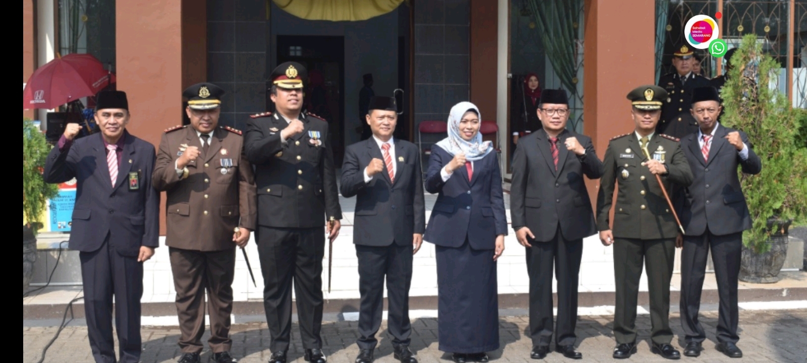 Ketua DPRD Demak Slamet Hadiri Upacara Hari Pahlawan ke 78