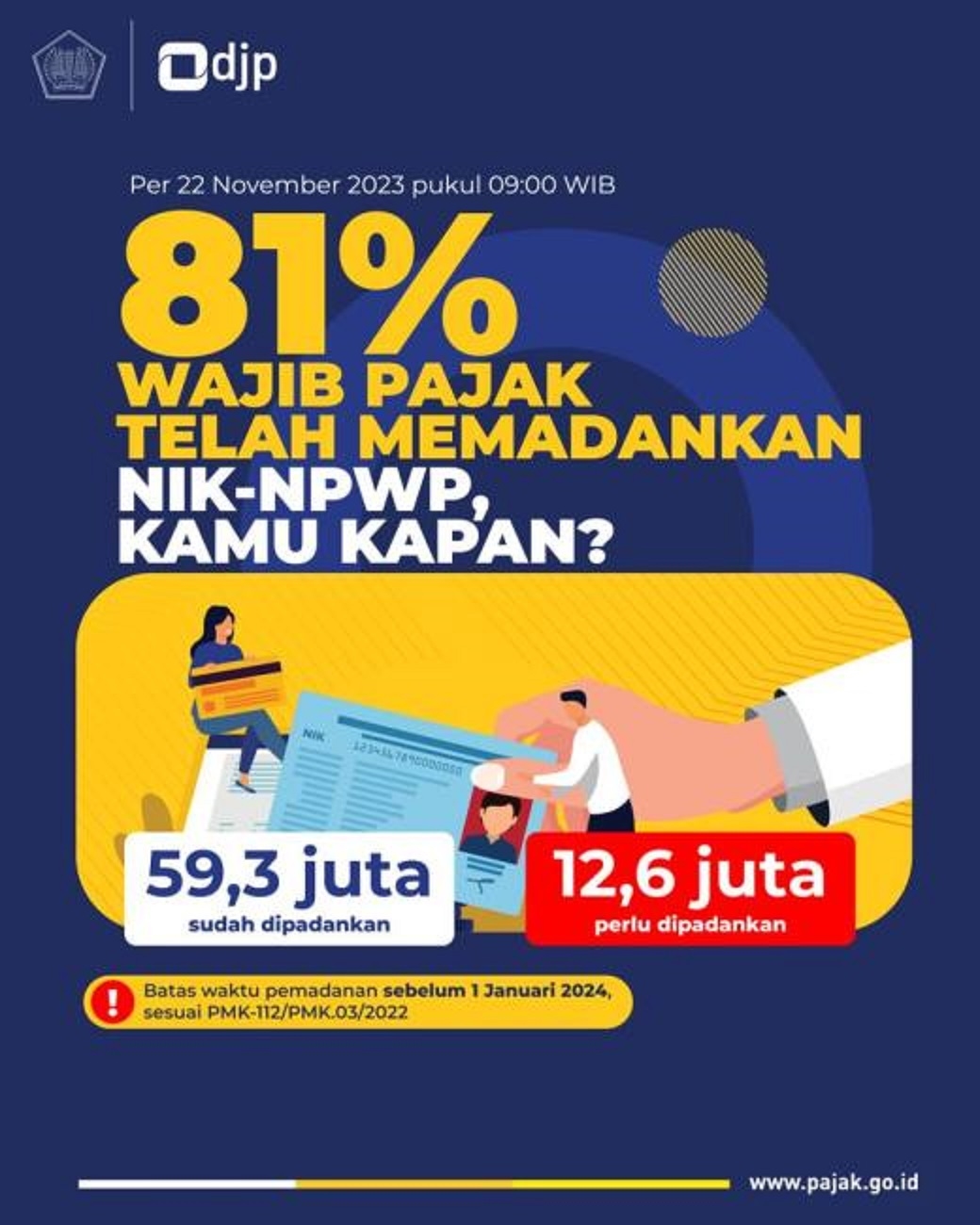Cara Cek Status NIK Apakah Sudah Terintegrasi dengan NPWP di Situs Resmi Ditjen Pajak, Lakukan Langkah Mudah Ini