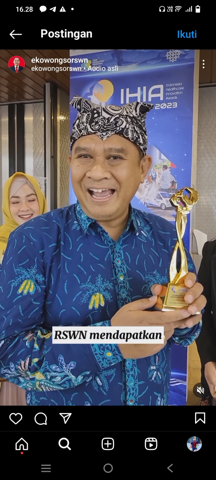 Eko Krisnarto, Bangun Visi Besar RSWN Dimulai Dari Perjalanan Karir dan Pengalaman yang Panjang