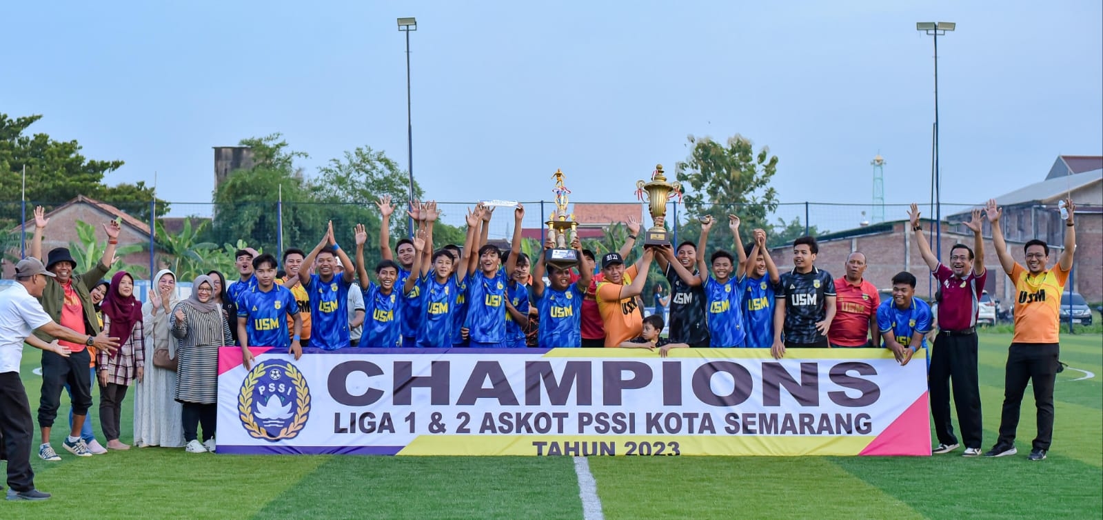 PS USM Raih Juara Liga 1 Askot 2023: Tiga Musim Tak Terkalahkan!