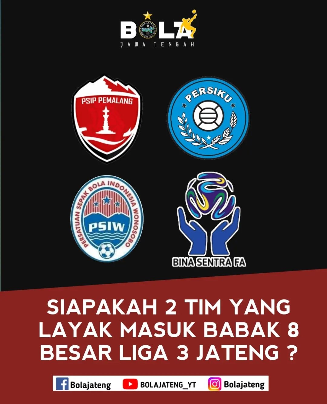Dua Tiket Terakhir Menuju Babak 8 Besar: Siapa Akan Bergabung dengan Enam Besar Liga 3 Jateng