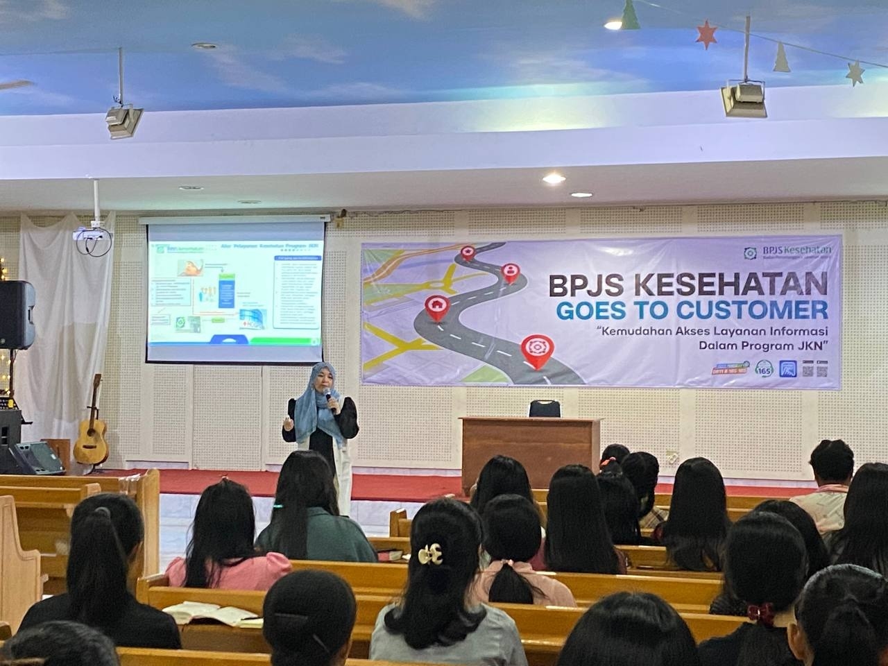 BPJS Kesehatan Cabang Ungaran Goes To Customer, Membuka Wawasan Mahasiswa STT Kanaan Nusantara tentang Program JKN