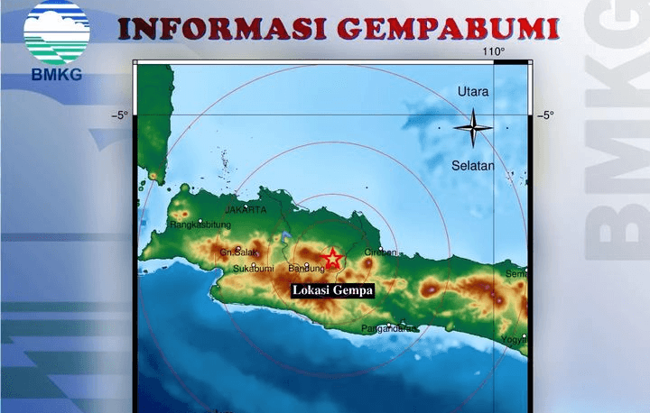 BREAKING NEWS Info Gempa Hari Hari di Sumedang Jabar Minggu 31 Desember 2023 4,8 M, Gempa di Malam Tahun Baru