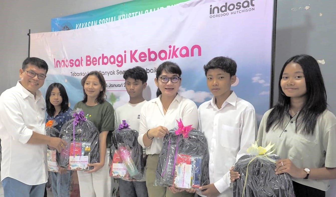 Indosat Berbagi Kebaikan di Panti Asuhan Salib Putih Atas Lonjakan Trafik Data 11 Persen di Jateng-DIY