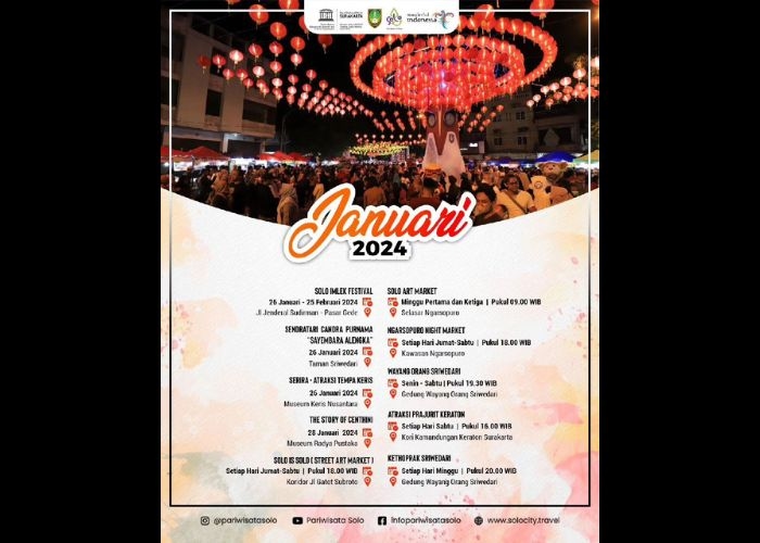Pesona Budaya Solo: Deretan Event Menarik yang Akan Menghiasi di Bulan Januari 2024