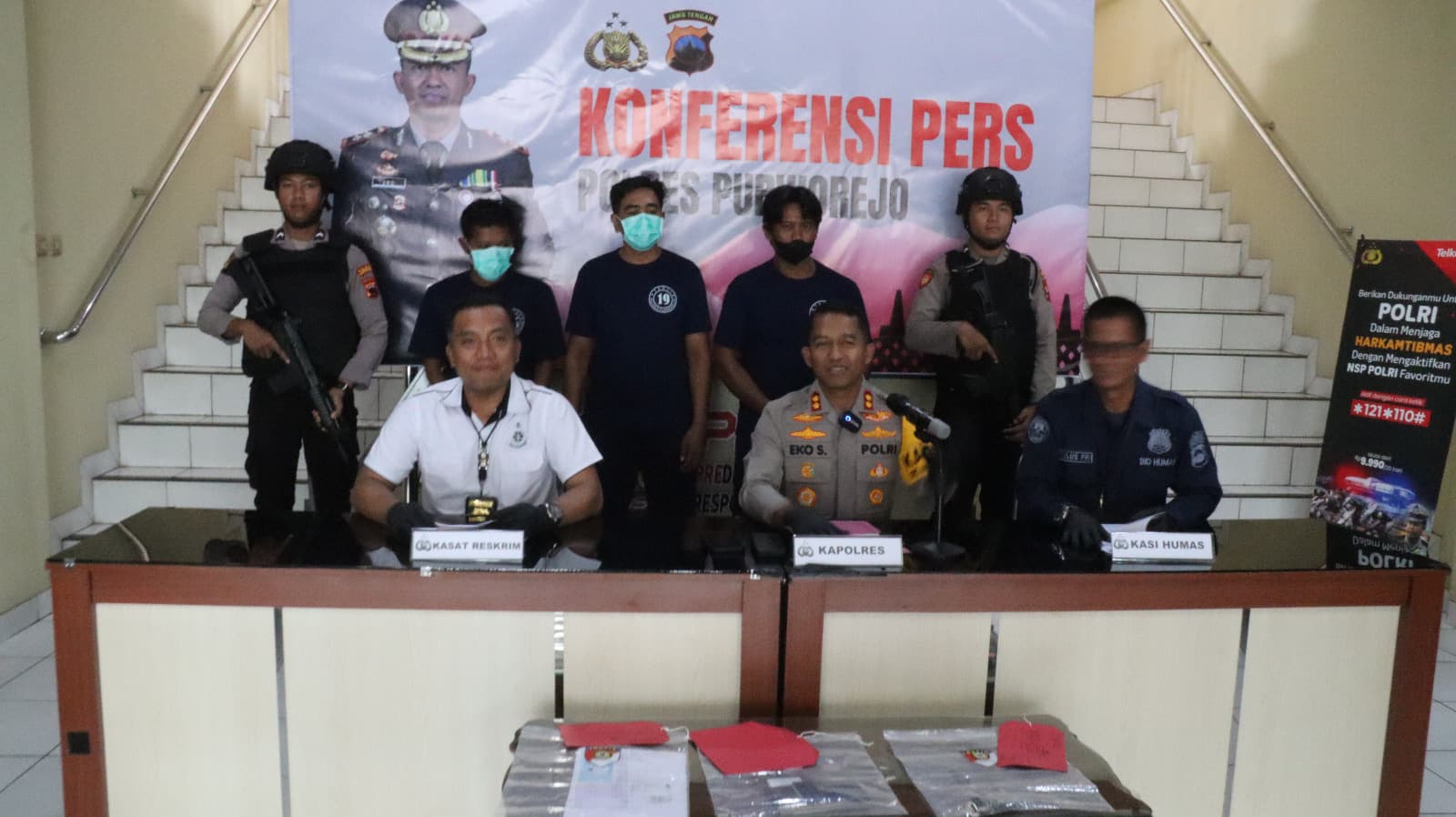 Komplotan Pencuri Truk Dibekuk Resmob Polres Purworejo di 3 Lokasi Berbeda