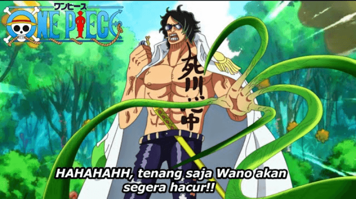 One Piece: Profil Ryokugyu Aramaki, Admiral Angkatan Laut yang Memiliki Kekuatan Buah Iblis Mori Mori no Mi