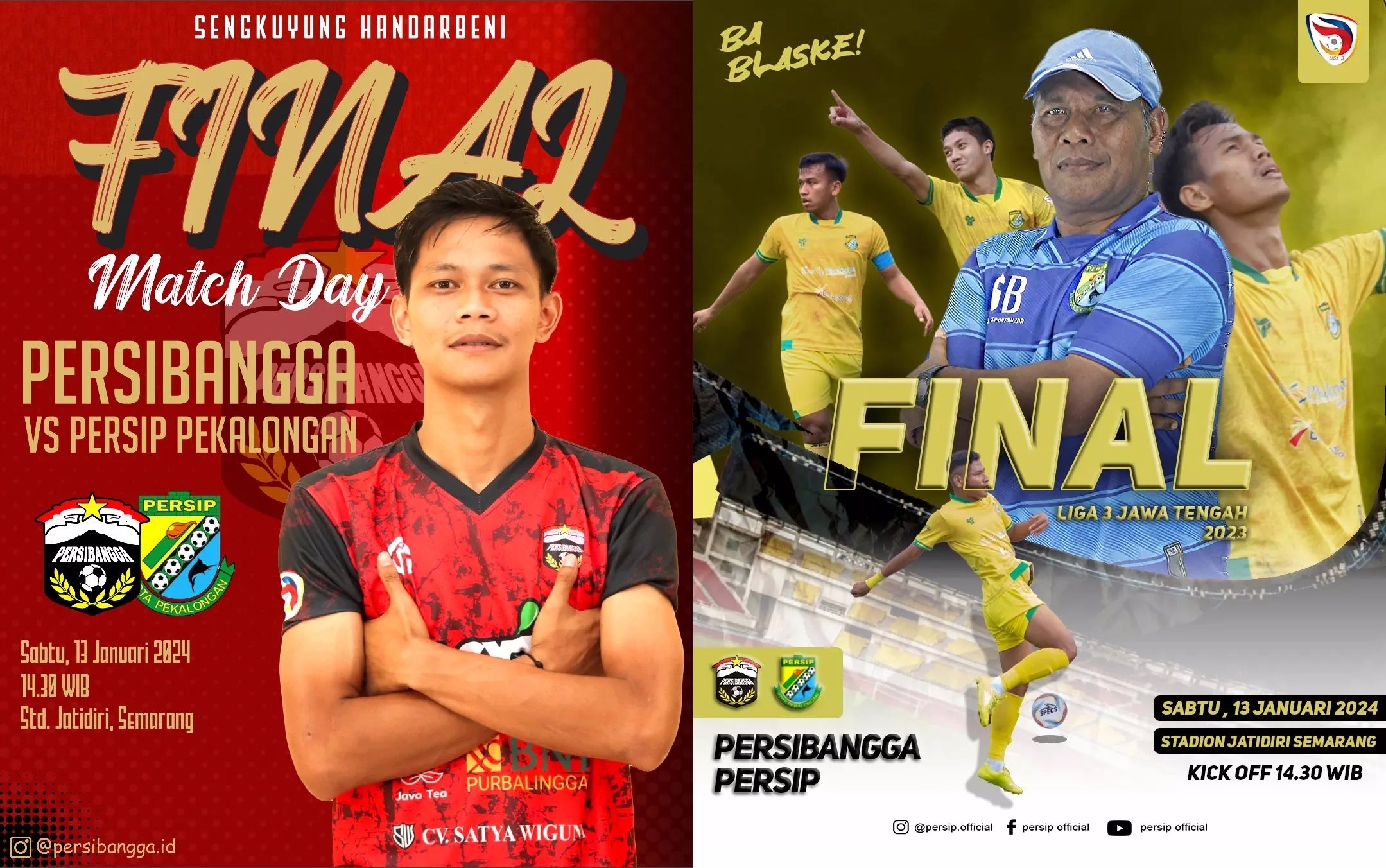 SIARAN LANGSUNG Jadwal Final Liga 3 Jateng Persip vs Persibangga, Disiarkan Dimana? Jam Berapa? CEK LINK LIVE STREAMING Sabtu 13 Januari 2024
