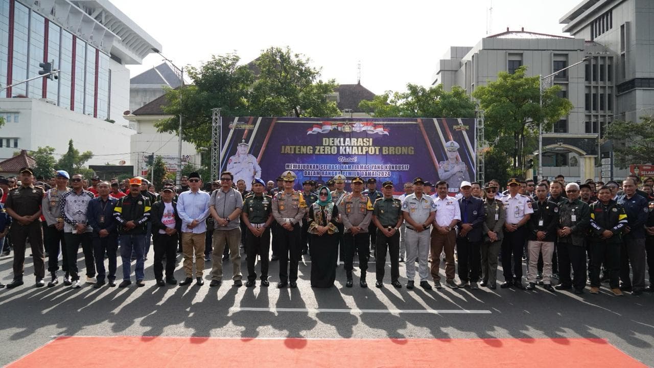 Kenalpot Brong Yang Digunakan Relawan Kampanye Pemilu Makin Minggila, Polda Jateng Ajak Berbagai Pihak Lakukan Penindakan