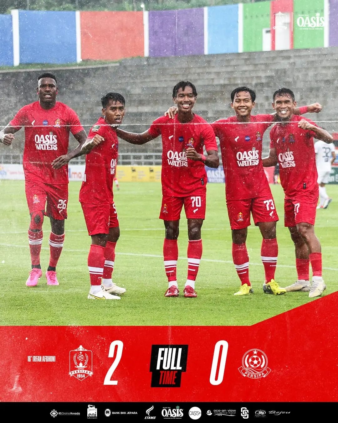 Persijap Jepara Unggul Atas Persipa Pati, Laskar Saridin Dalam Kondisi Darurat di Dasar Klasemen Play Off Degradasi Liga 2