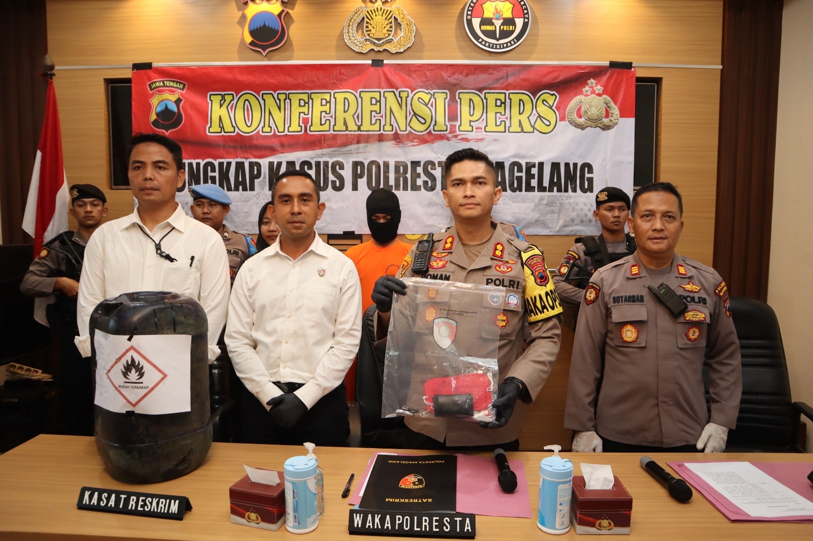 Polresta Magelang Berhasil Gagalkan Penyalahgunaan BBM Ilegal Jenis Pertalite
