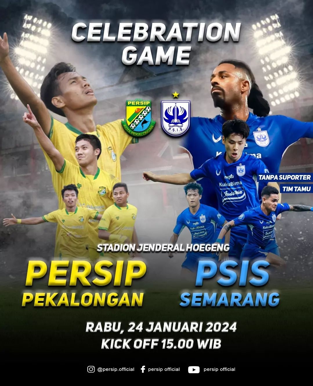 Persip Pekalongan vs PSIS Semarang: Laga di Stadion Hoegeng Bertajuk Celebration Game