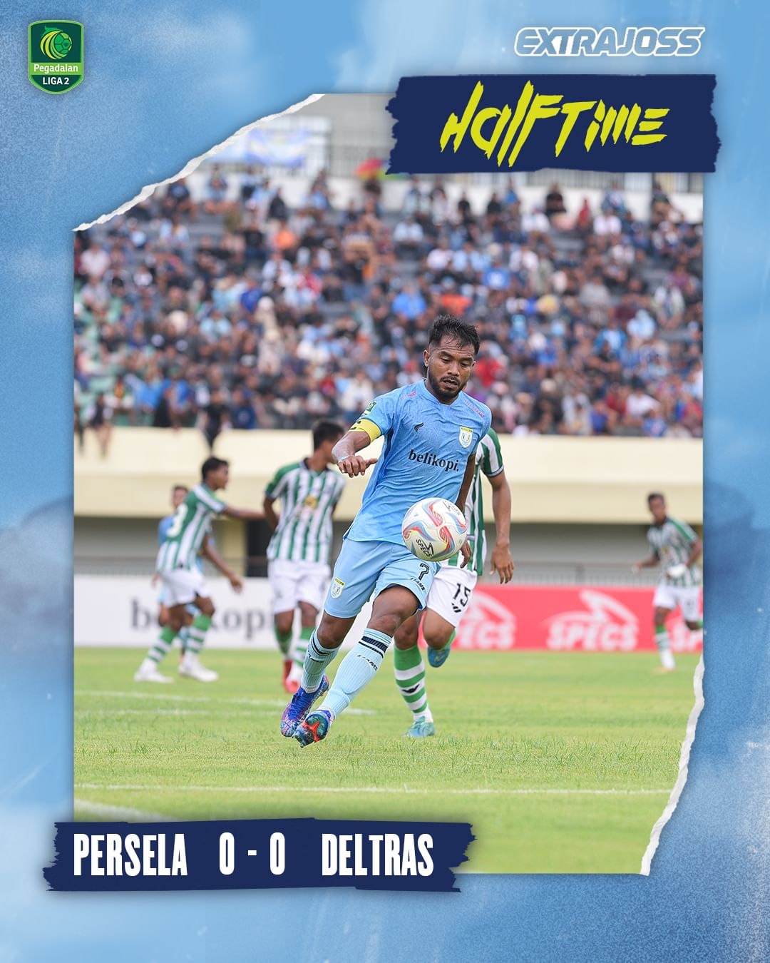 HASIL AKHIR FULL TIME Persela Lamongan vs Deltras FC, MENANG SIAPA? Laga Penentu Pemuncak Klasemen Grup Y Liga 2 Championship