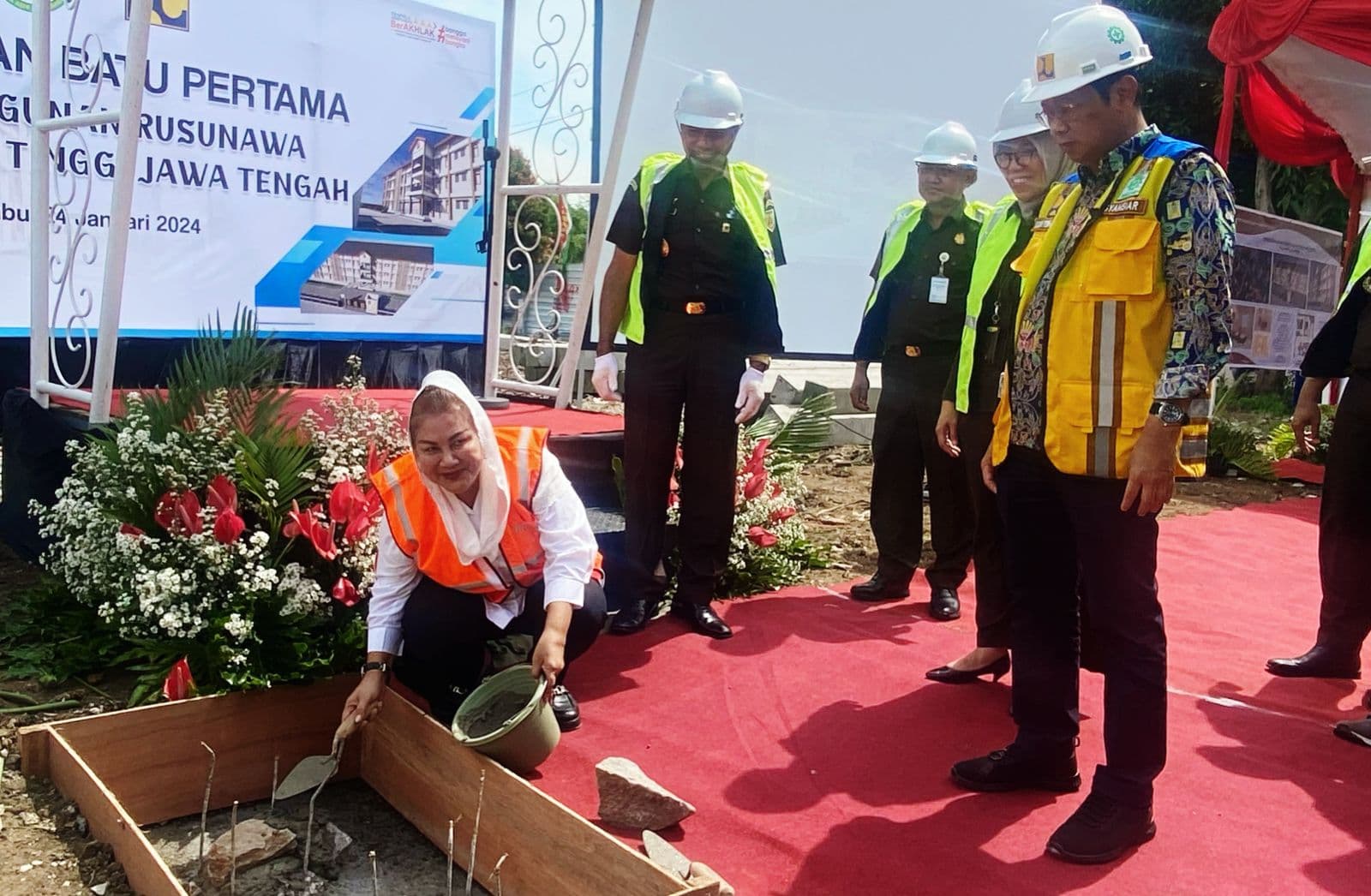 Ikut Hadir Dalam Pembangunan Rusun Kejati Jateng, Ini Komitmen Wali Kota Semarang