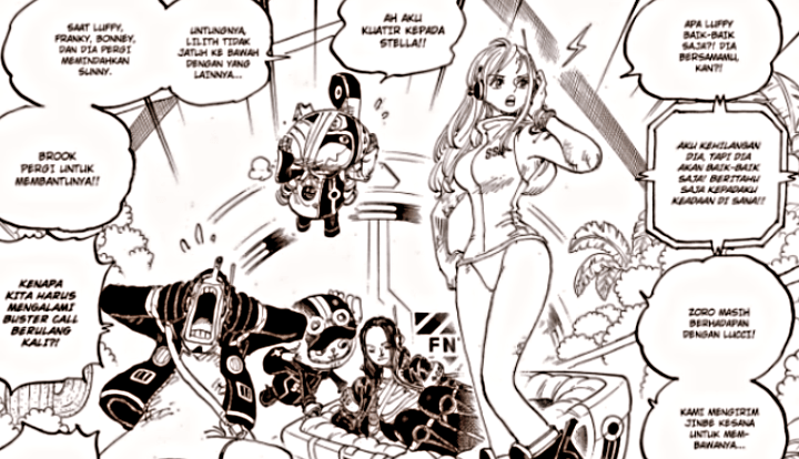 Ulasan One Piece Chapter 1105: Bagaimana Nasib Semua Kru Topi Jerami Menjelang "Buster Call" akan Menyerang Egghead