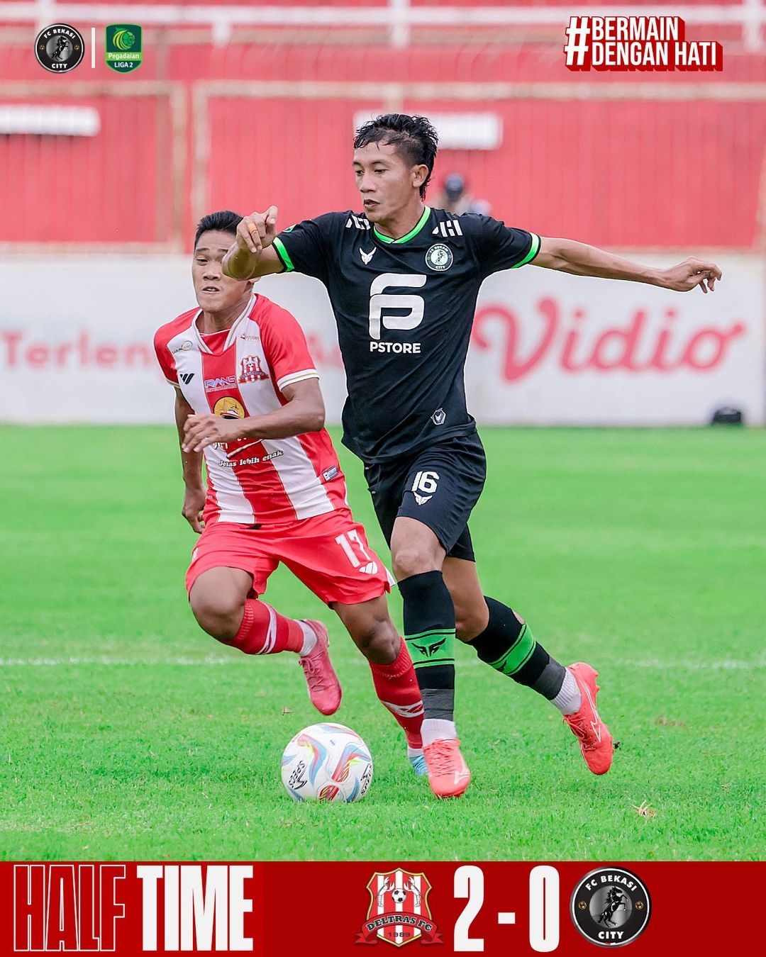HASIL AKHIR FULL TIME Deltras FC vs Bekasi City, MENANG SIAPA? SKOR 2-1 Jelang Akhir Babak Kedua, CEK SCORE Final di di Liga 2 Championship Grup Y